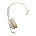 Jabra Evolve2 65 UC Mono Link380c - wireless over-ear headphones  beige