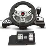 NanoRS RS700 Gaming Controller Black  Silver USB Steering wheel Analogue / Digital Android  PC  PlayStation 4  Playstation 3  Xbox One.
