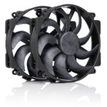 NF-A14x25r G2 PWM Sx2-PP chromax.black - dual fan set  black